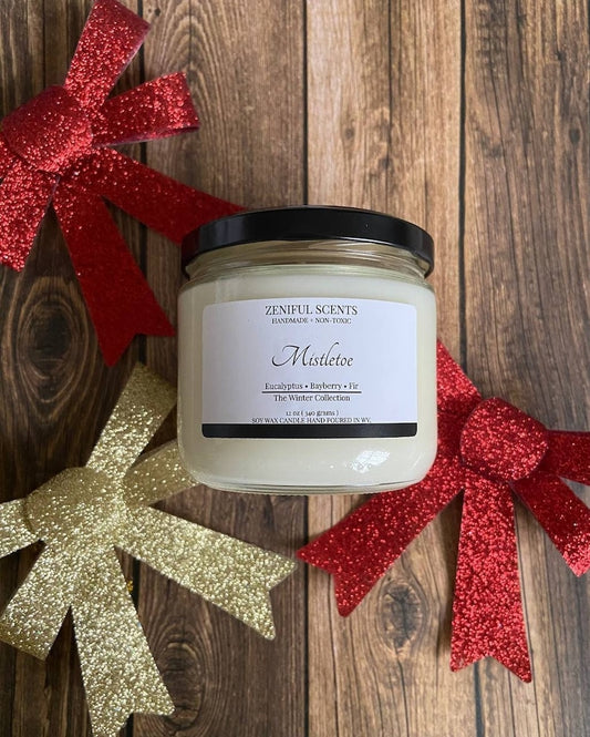 Mistletoe Soy Wax Candle