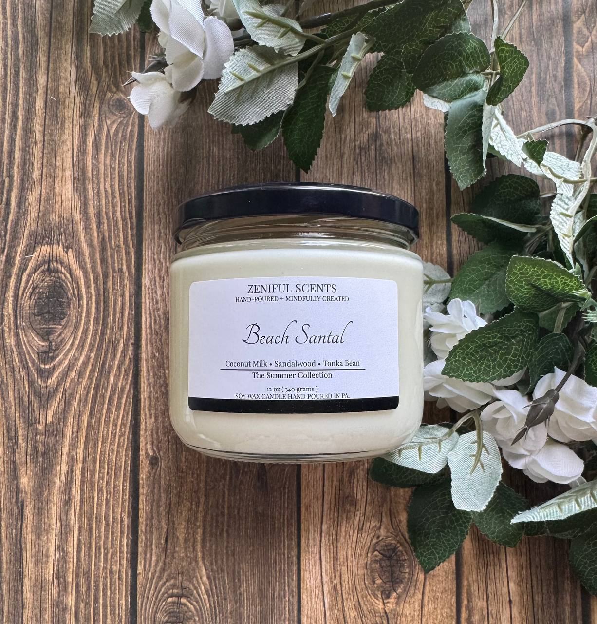 Beach Santal Soy Wax Candle