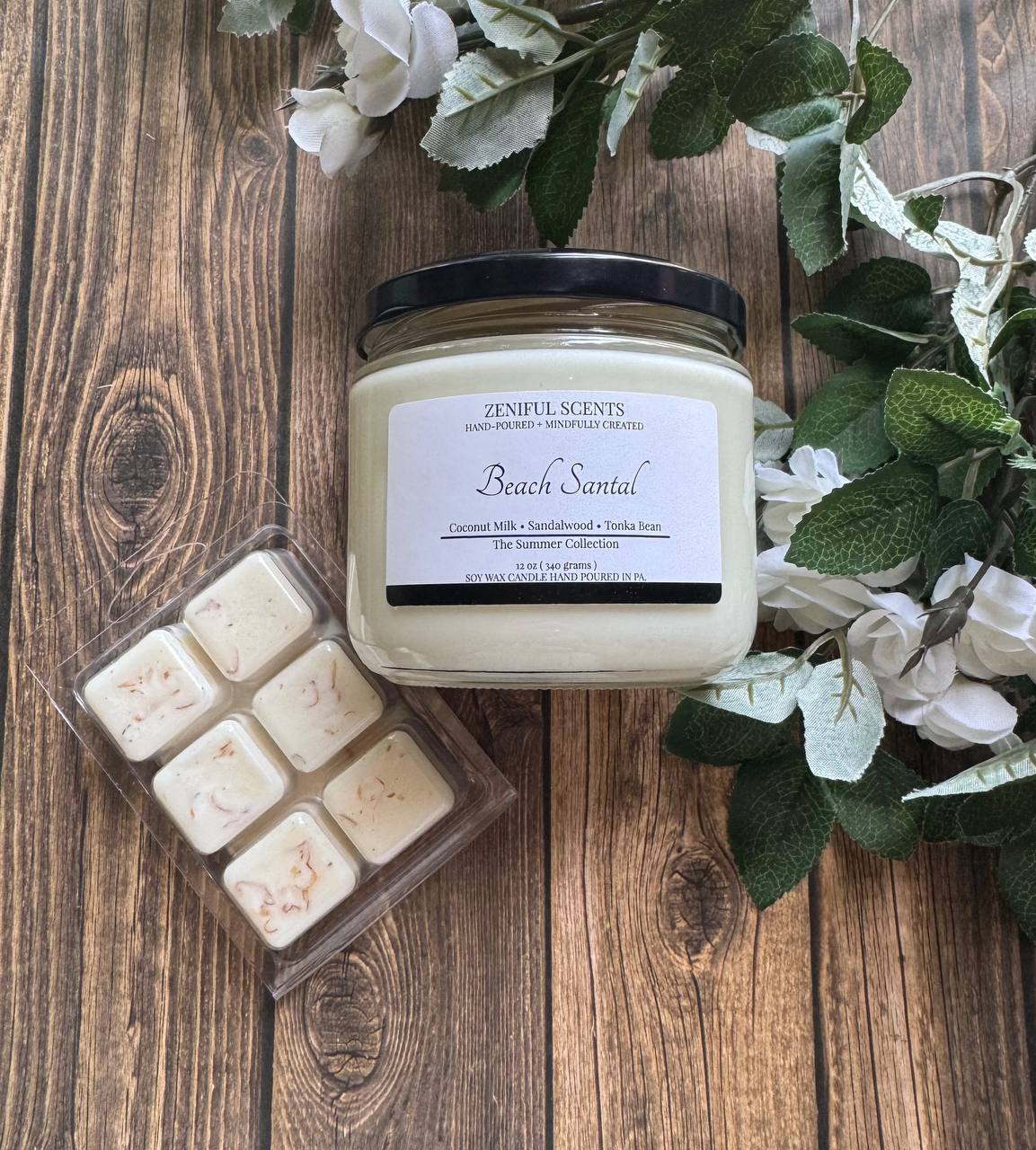 Beach Santal Soy Wax Candle