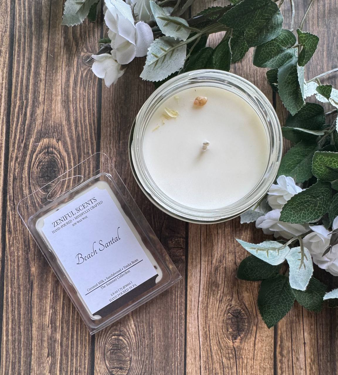 Beach Santal Soy Wax Candle