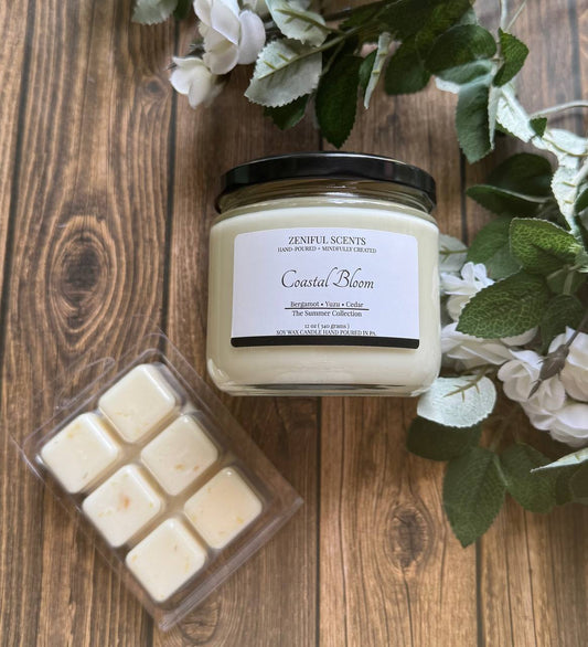 Coastal Bloom Soy Wax Candle