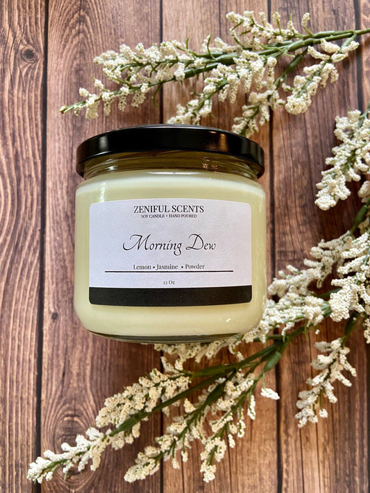 Morning Dew Soy Wax Candle
