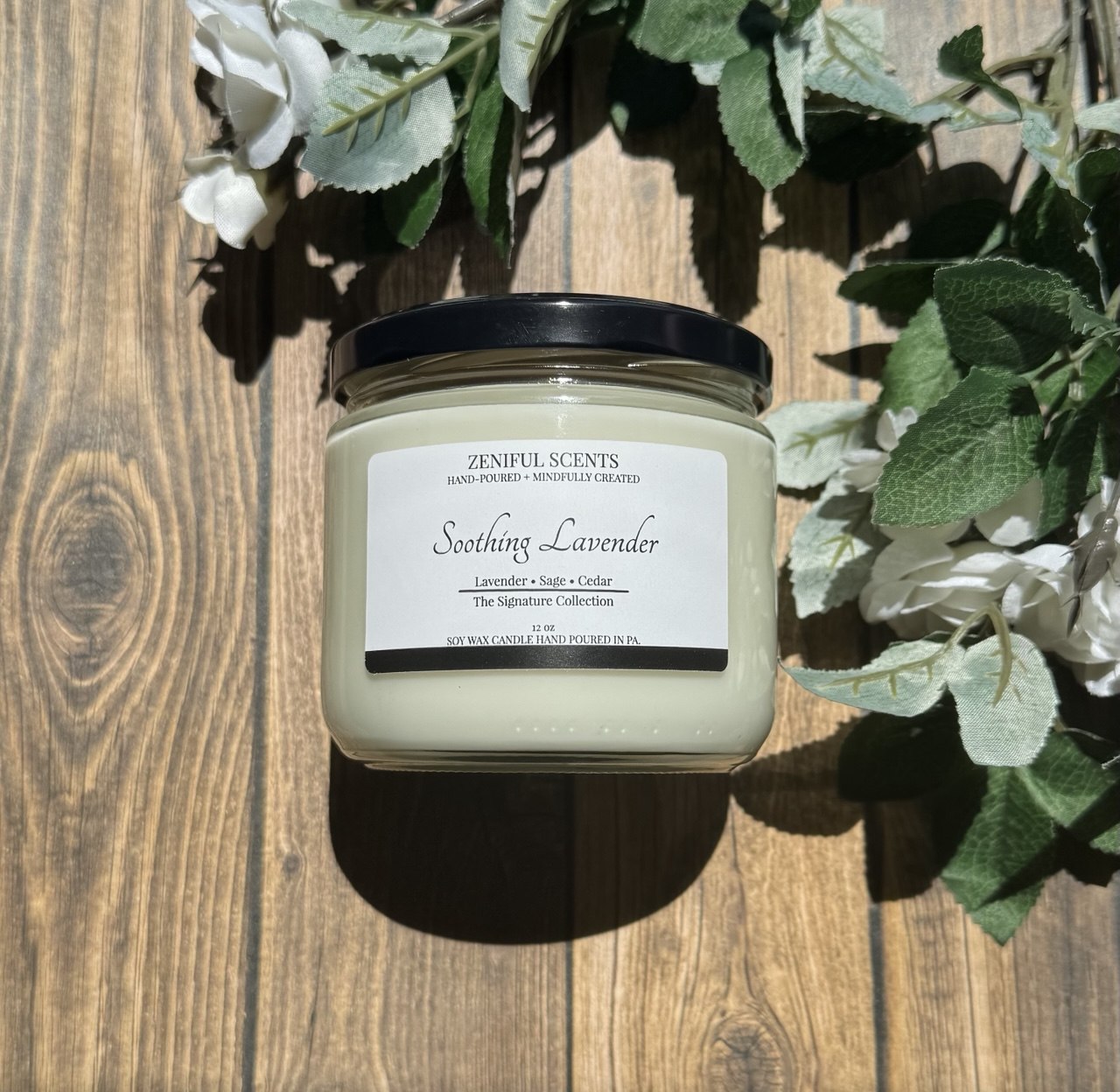 Soothing Lavender Soy Wax Candle
