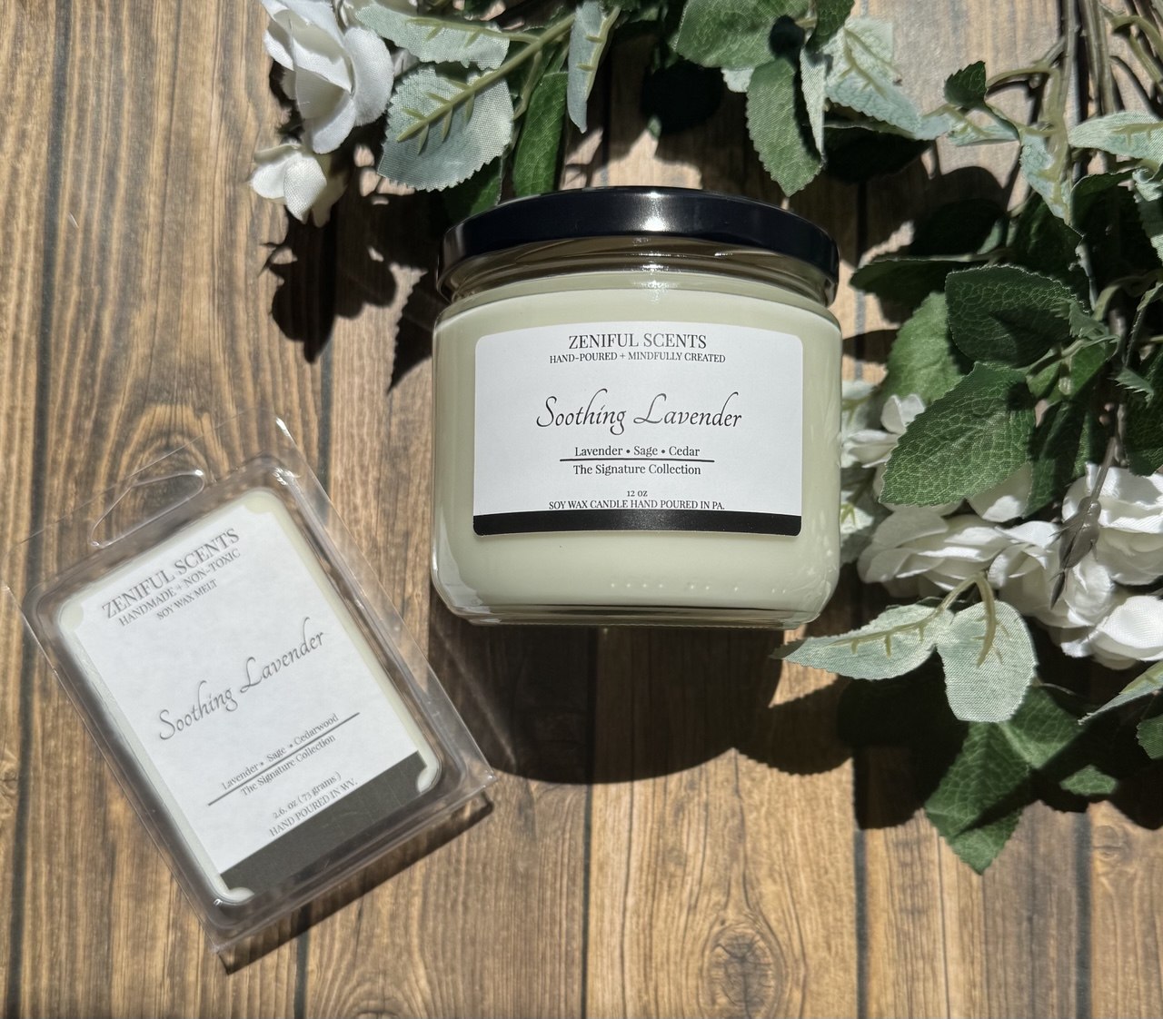 Soothing Lavender Soy Wax Candle