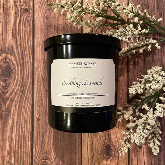 Soothing Lavender Soy Wax Candle